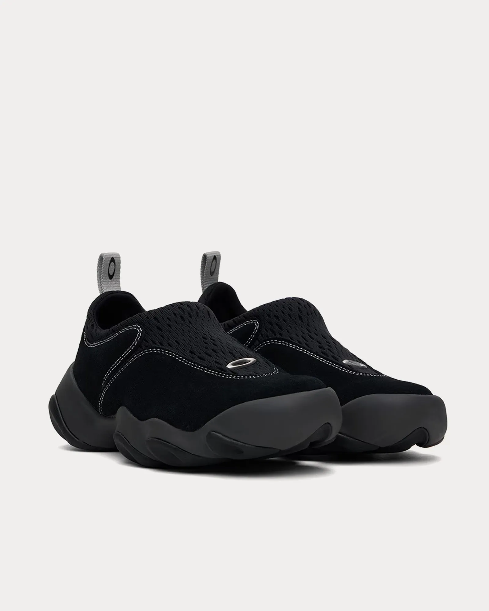 Flesh Black Slip On Sneakers