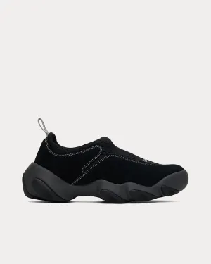 Flesh Black Slip On Sneakers