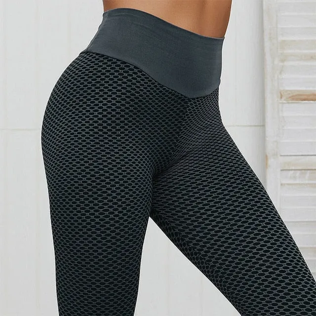 High Waist Dot Fitness Leggings