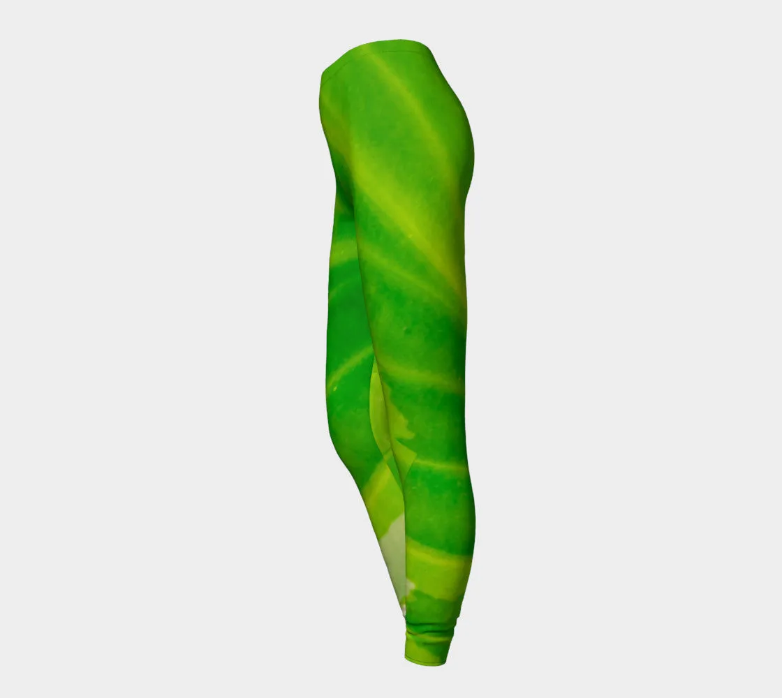 Hosta Green Luxury Leggings