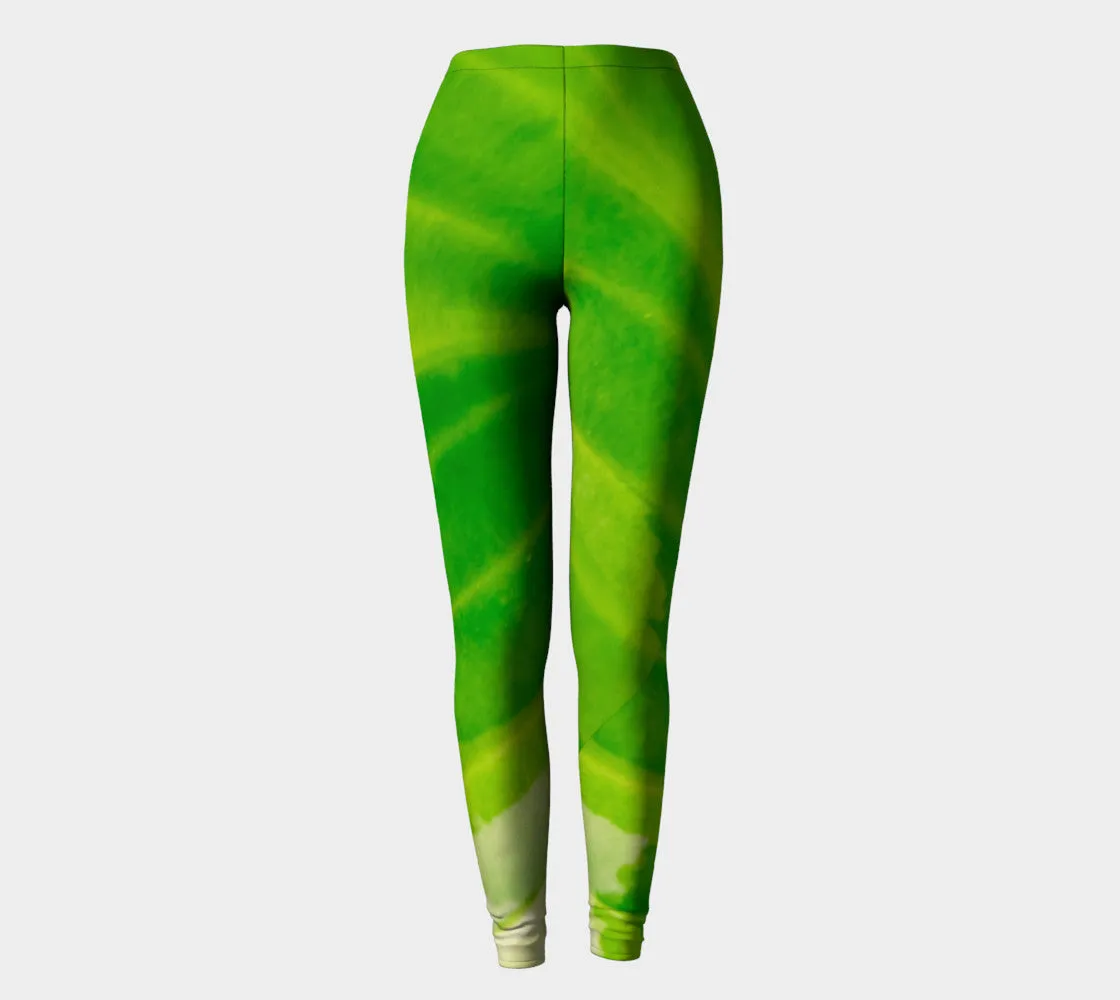 Hosta Green Luxury Leggings