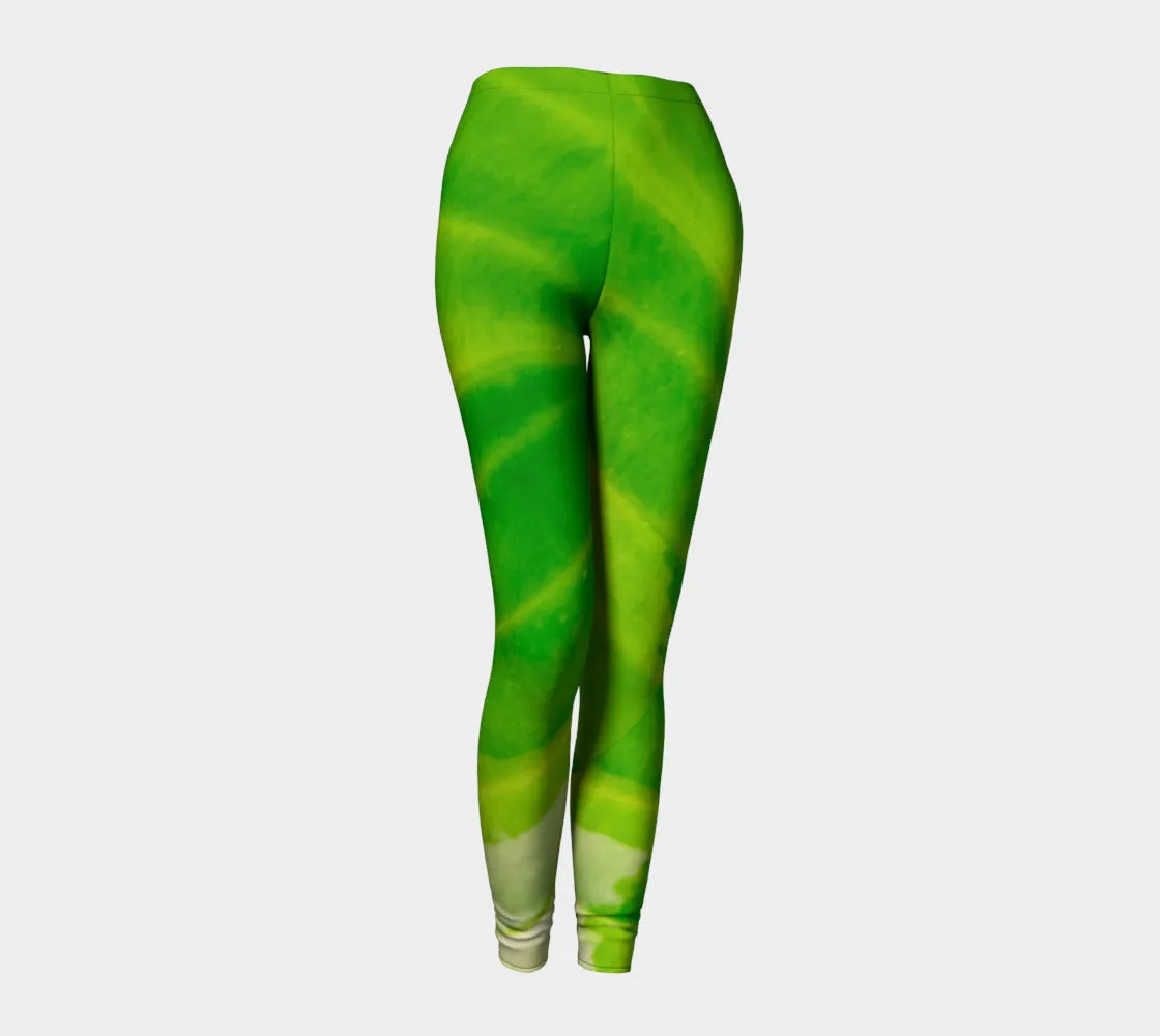 Hosta Green Luxury Leggings