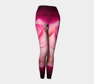 Illuminated Rose Luxury Leggings