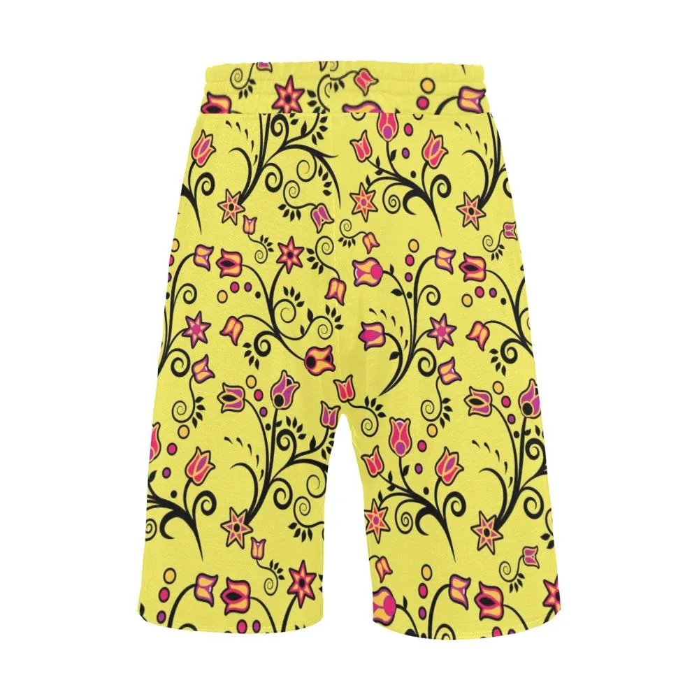 Key Lime Star Men's Casual Shorts
