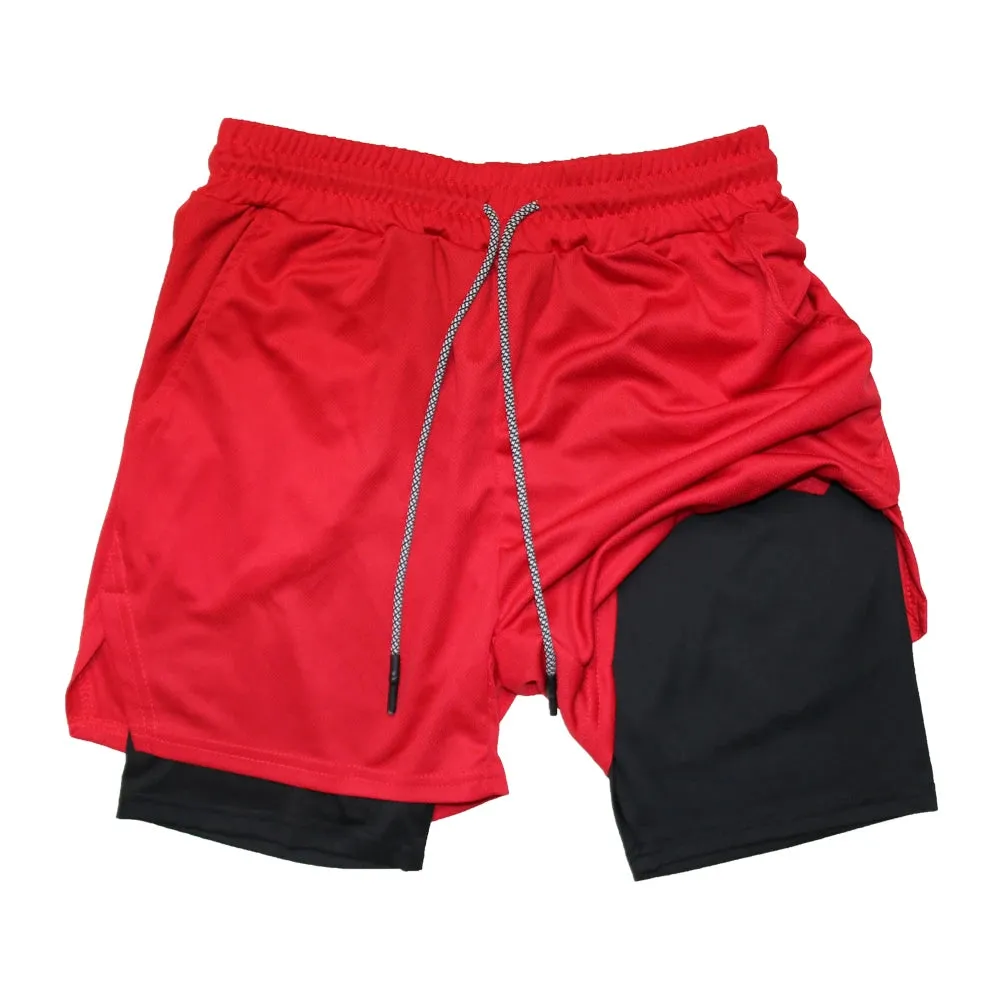 Men's Multi-Pocket Casual Fitness and Beach Shorts