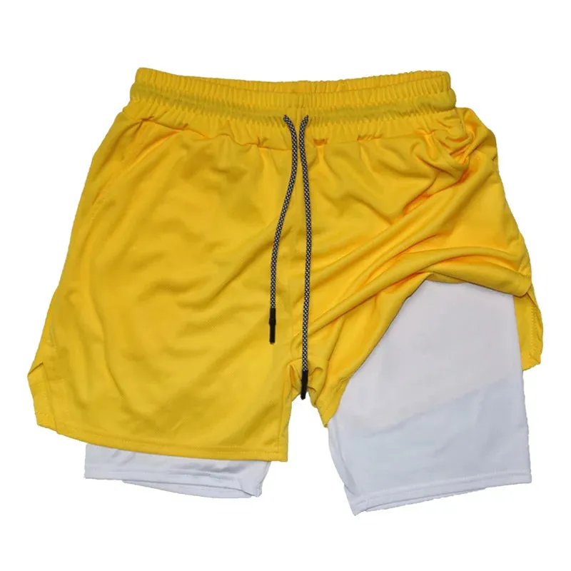 Men's Multi-Pocket Casual Fitness and Beach Shorts