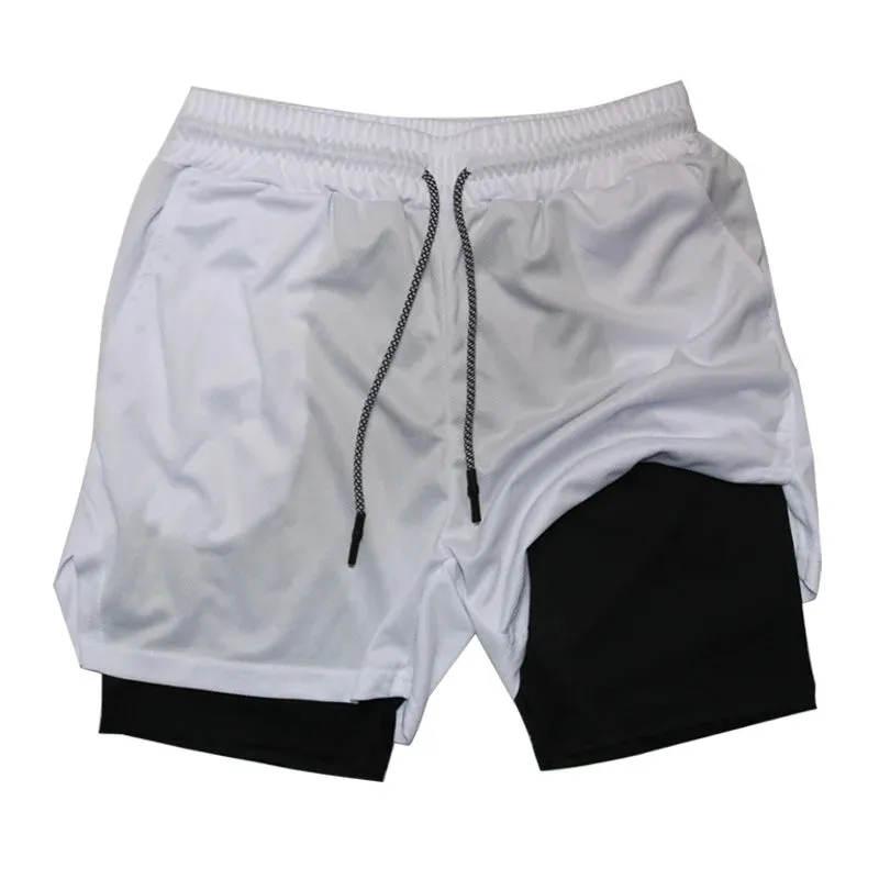 Men's Multi-Pocket Casual Fitness and Beach Shorts