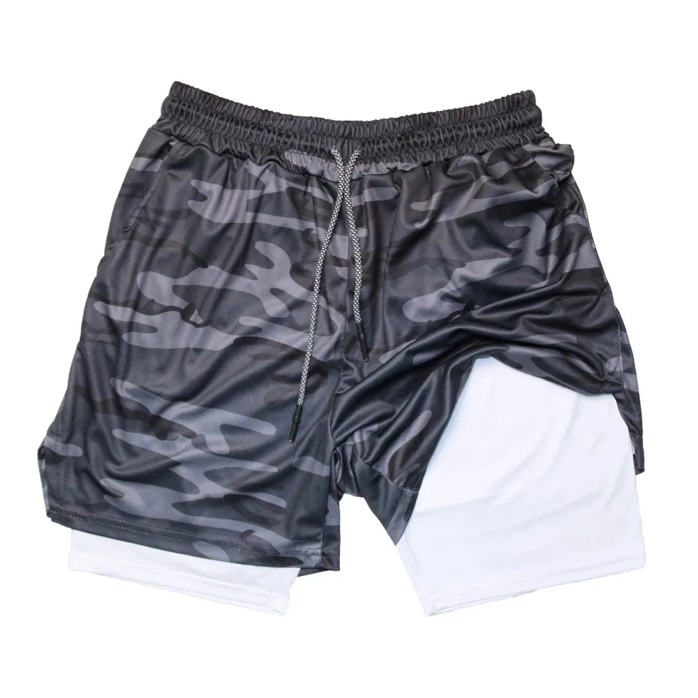 Men's Multi-Pocket Casual Fitness and Beach Shorts