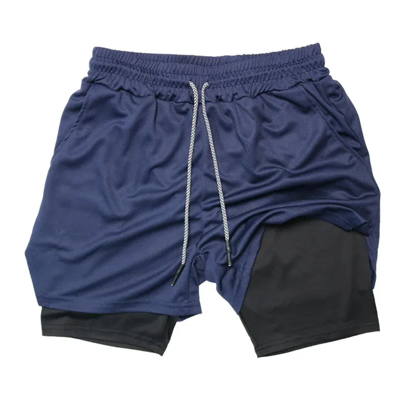 Men's Multi-Pocket Casual Fitness and Beach Shorts