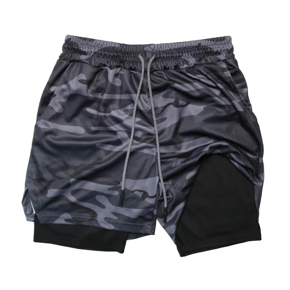 Men's Multi-Pocket Casual Fitness and Beach Shorts