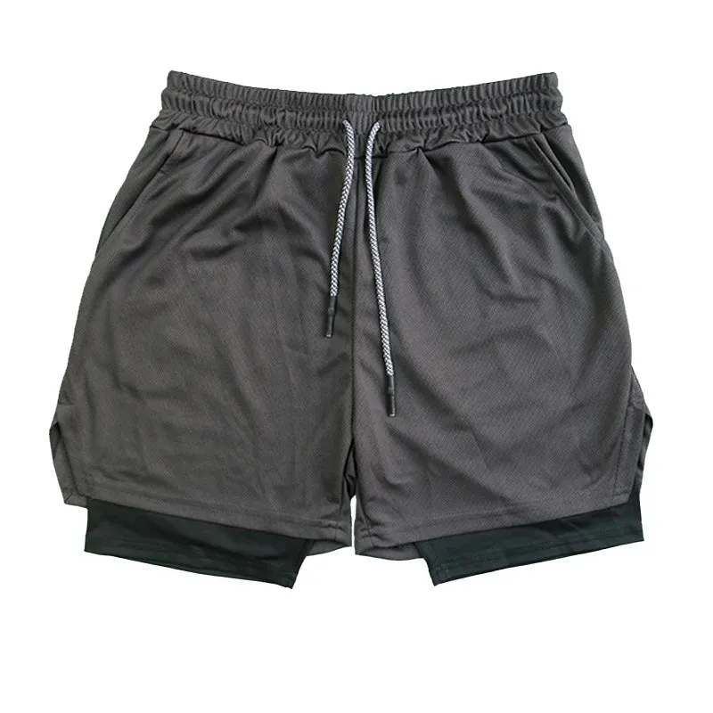 Men's Multi-Pocket Casual Fitness and Beach Shorts