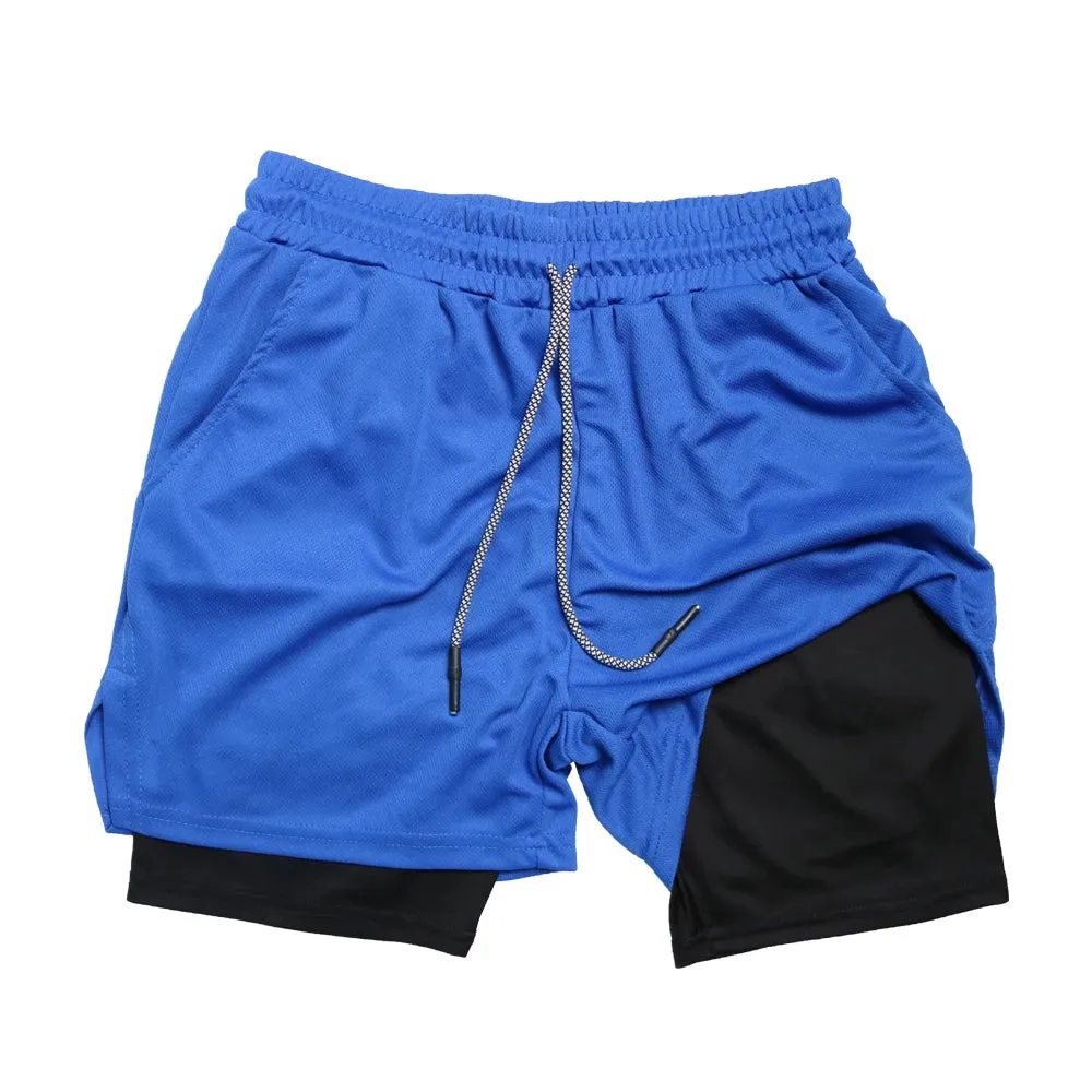 Men's Multi-Pocket Casual Fitness and Beach Shorts
