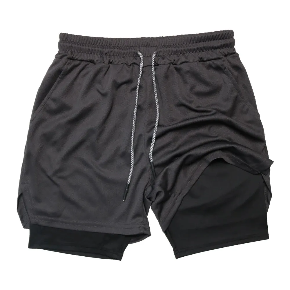 Men's Multi-Pocket Casual Fitness and Beach Shorts