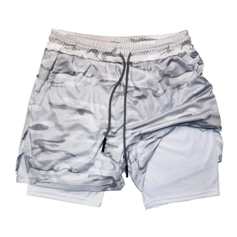 Men's Multi-Pocket Casual Fitness and Beach Shorts