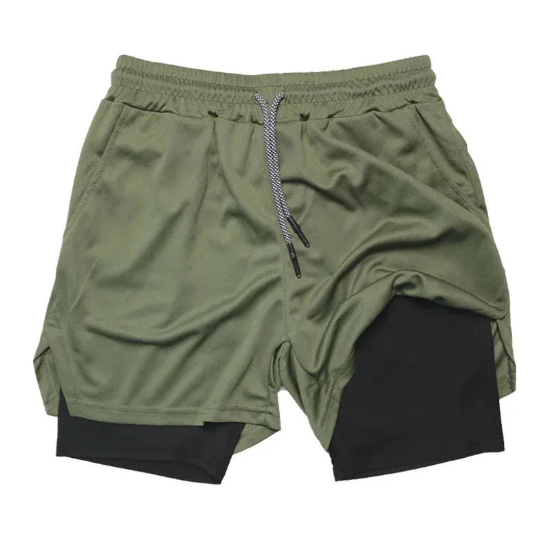 Men's Multi-Pocket Casual Fitness and Beach Shorts