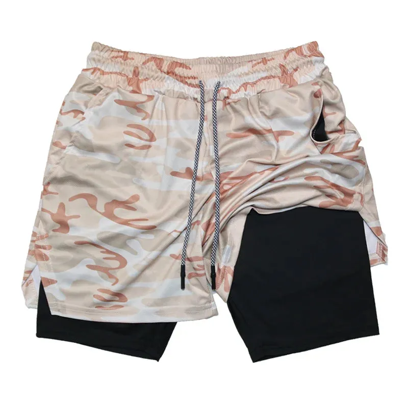 Men's Multi-Pocket Casual Fitness and Beach Shorts