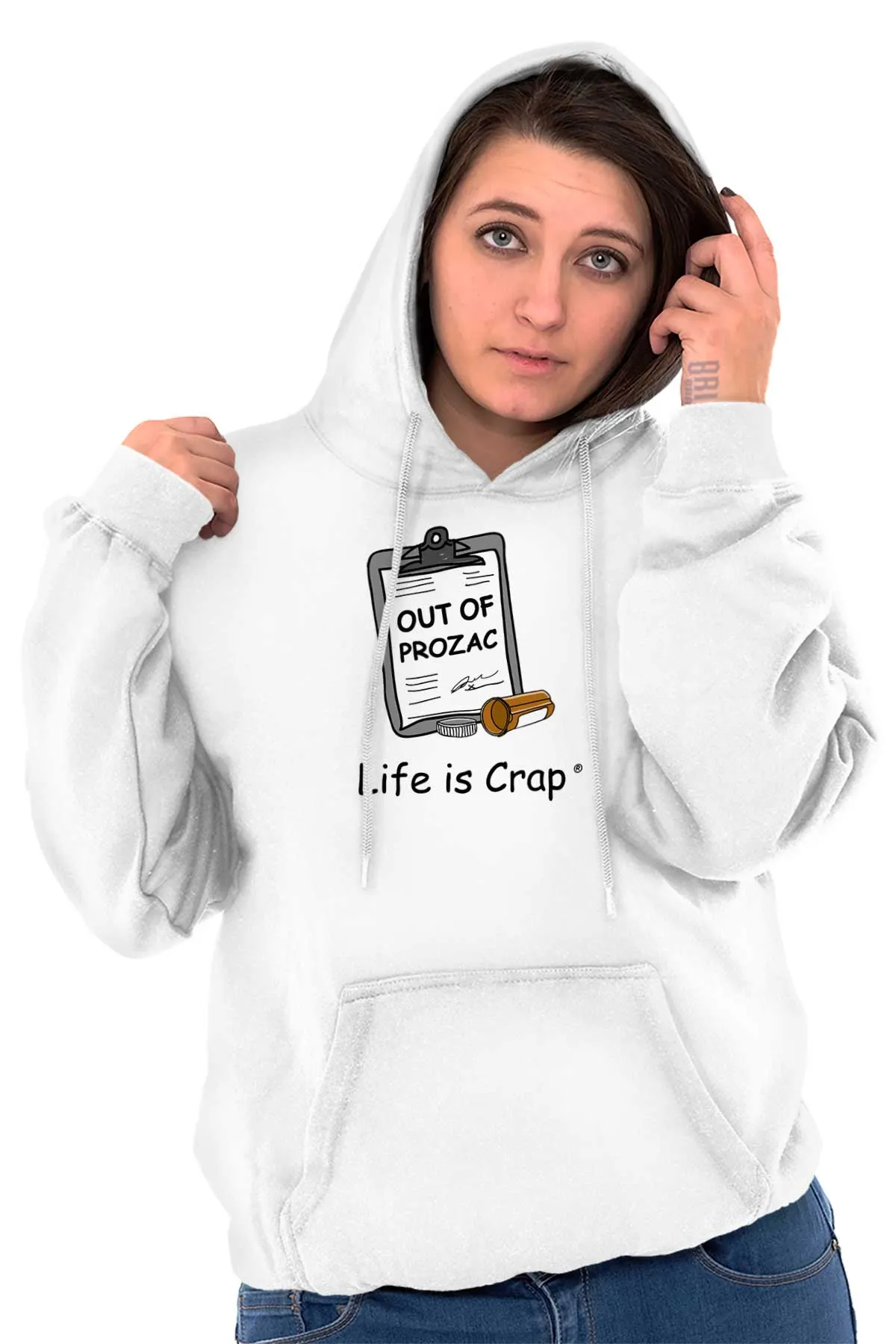 Out Of Prozac Hoodie