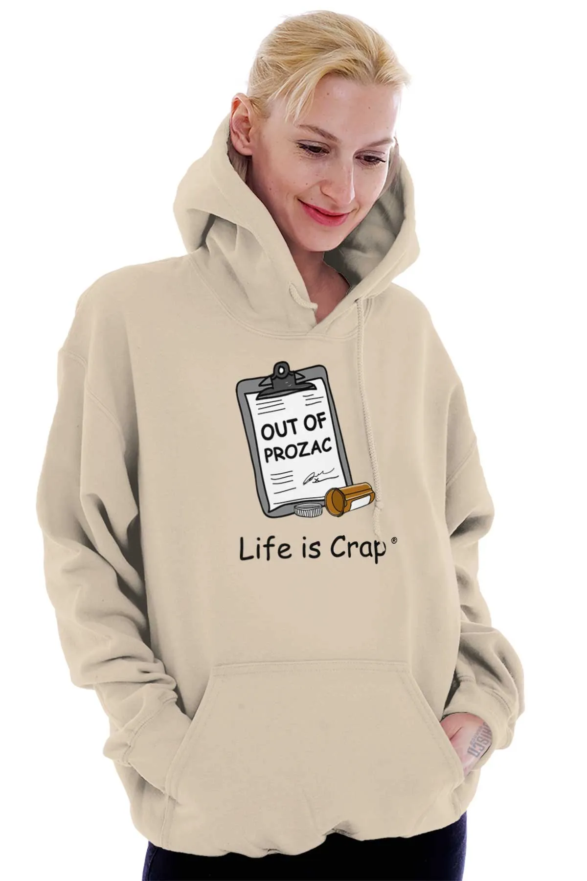 Out Of Prozac Hoodie