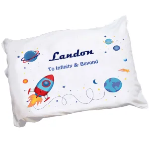 Personalized Rocket Pillowcase