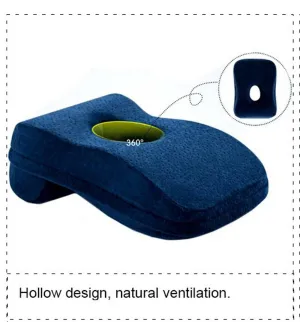 "Lushomes Black Microbeads Travel Neck Pillow for Flights and Neck Pain Relief (11 x 14 inches)"