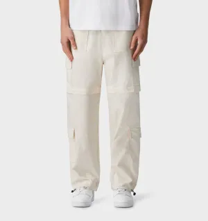 Reggie Convertible Cargo Pant - Off White
