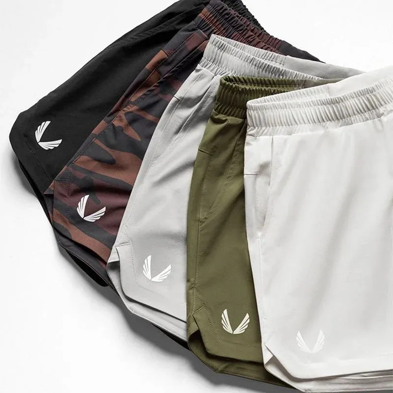 Summer American Sports Men'S Shorts Fitness Training Shorts but Knee Dry Woven Running Weight