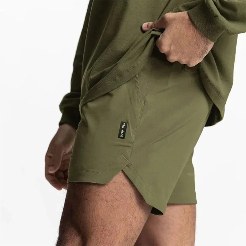Summer American Sports Men'S Shorts Fitness Training Shorts but Knee Dry Woven Running Weight