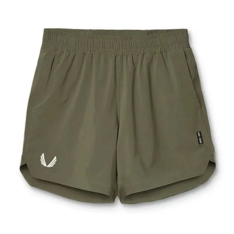 Summer American Sports Men'S Shorts Fitness Training Shorts but Knee Dry Woven Running Weight