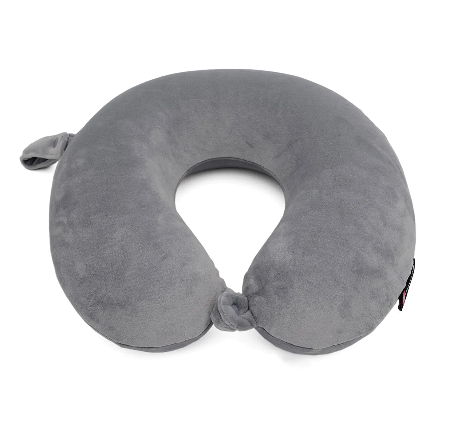 Travel Pillow - Memory Foam - Grey
