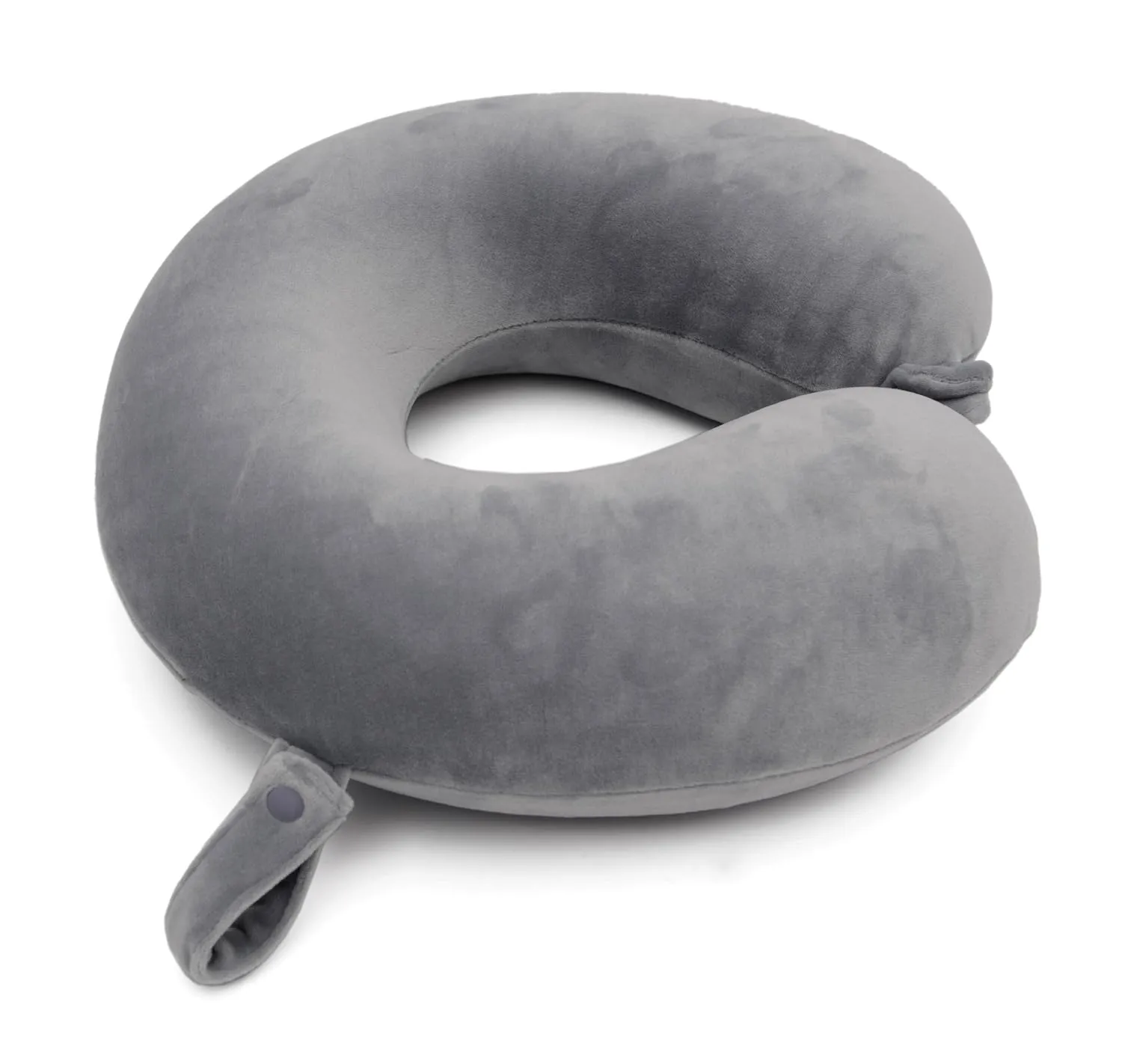 Travel Pillow - Memory Foam - Grey