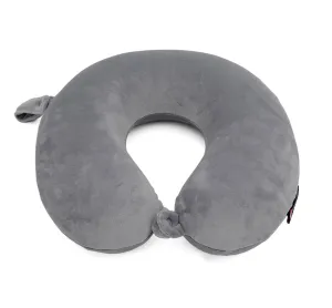 Travel Pillow - Memory Foam - Grey