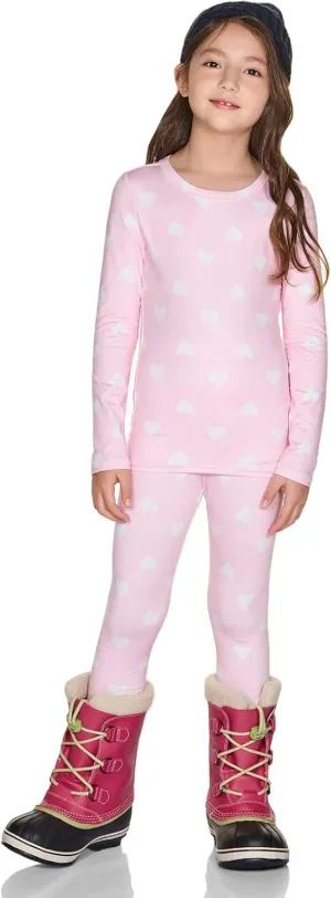 TSLA Kid's & Boy's and Girl's Thermal Underwear Set, Soft Fleece Lined Long Johns, Winter Base Layer Top & Bottom