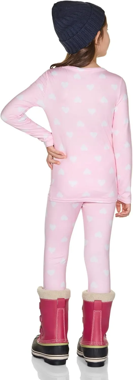 TSLA Kid's & Boy's and Girl's Thermal Underwear Set, Soft Fleece Lined Long Johns, Winter Base Layer Top & Bottom