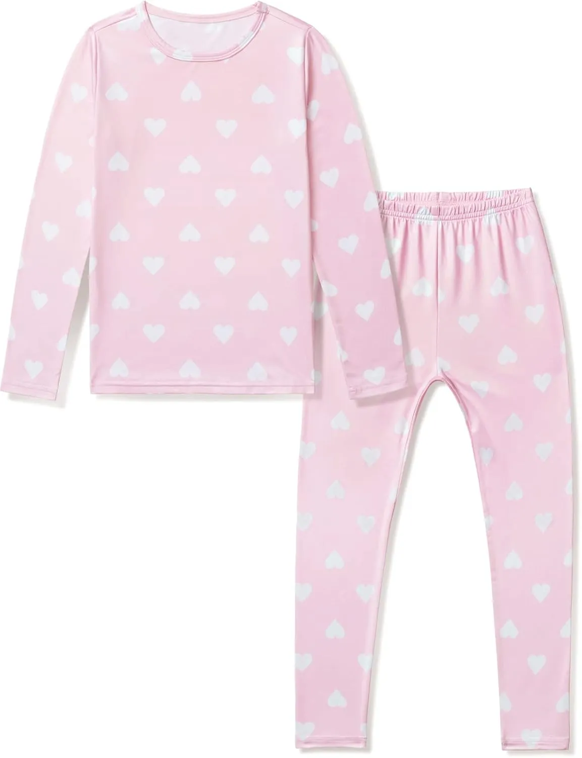 TSLA Kid's & Boy's and Girl's Thermal Underwear Set, Soft Fleece Lined Long Johns, Winter Base Layer Top & Bottom