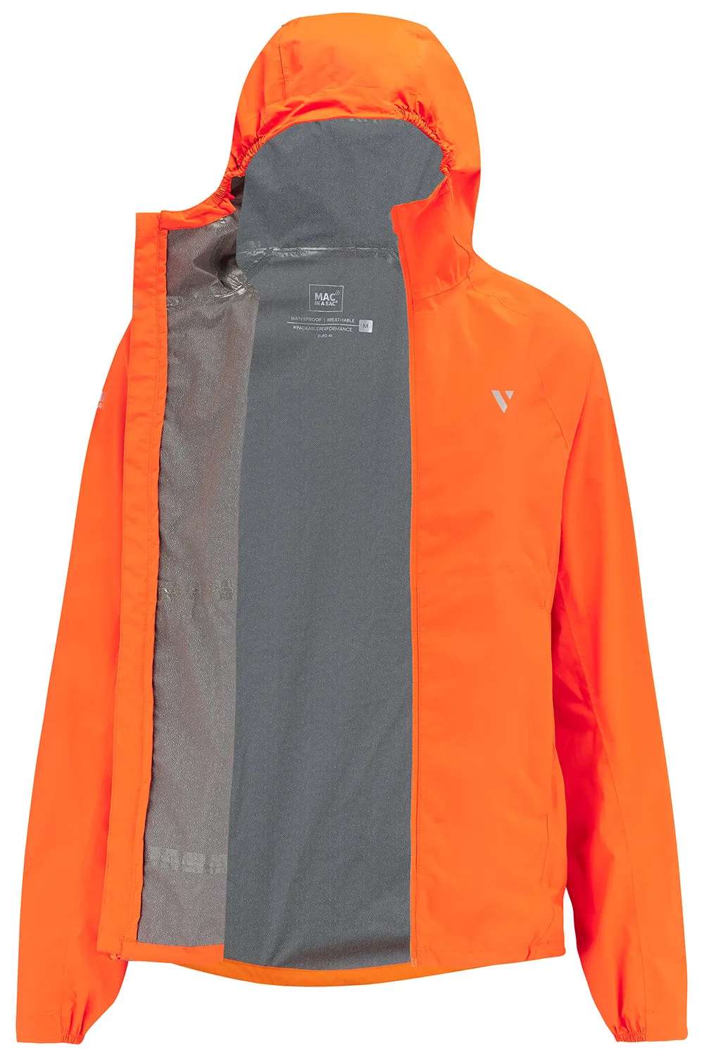 Ultralite - Men's Running Jacket - Neon Orange