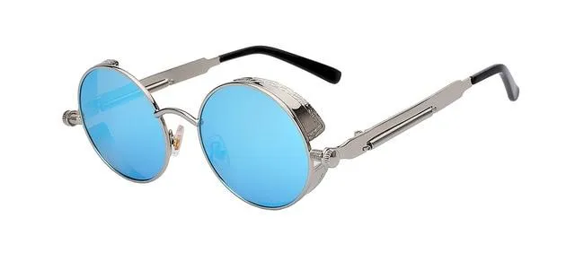 Unisex Retro Vintage Round Metal Sunglasses UV400