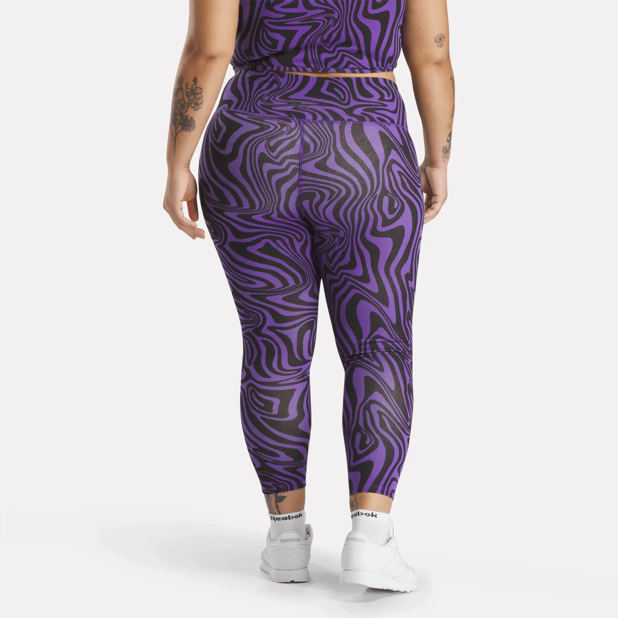 Women's Modern Safari Cotton Leggings (Plus Size)