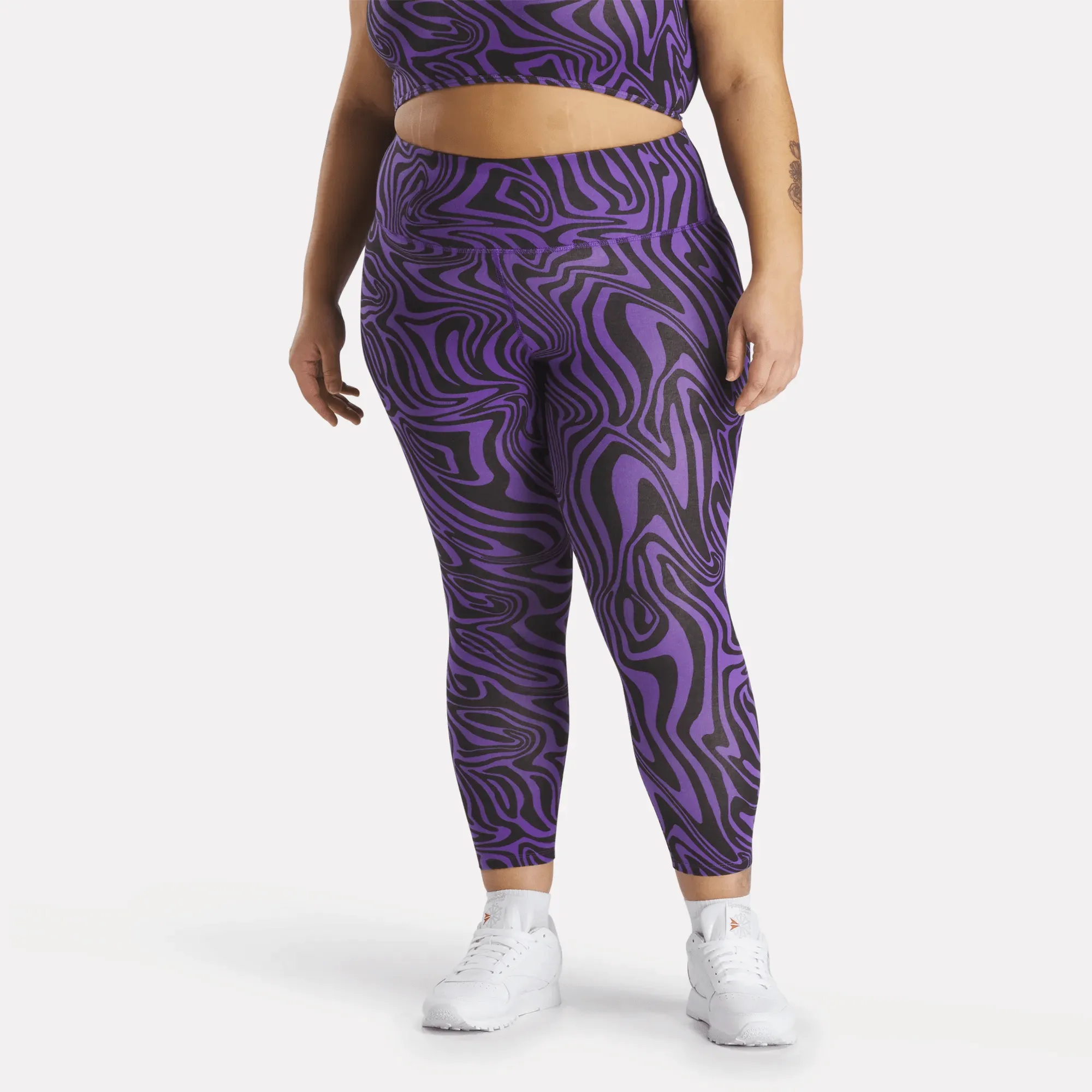 Women's Modern Safari Cotton Leggings (Plus Size)