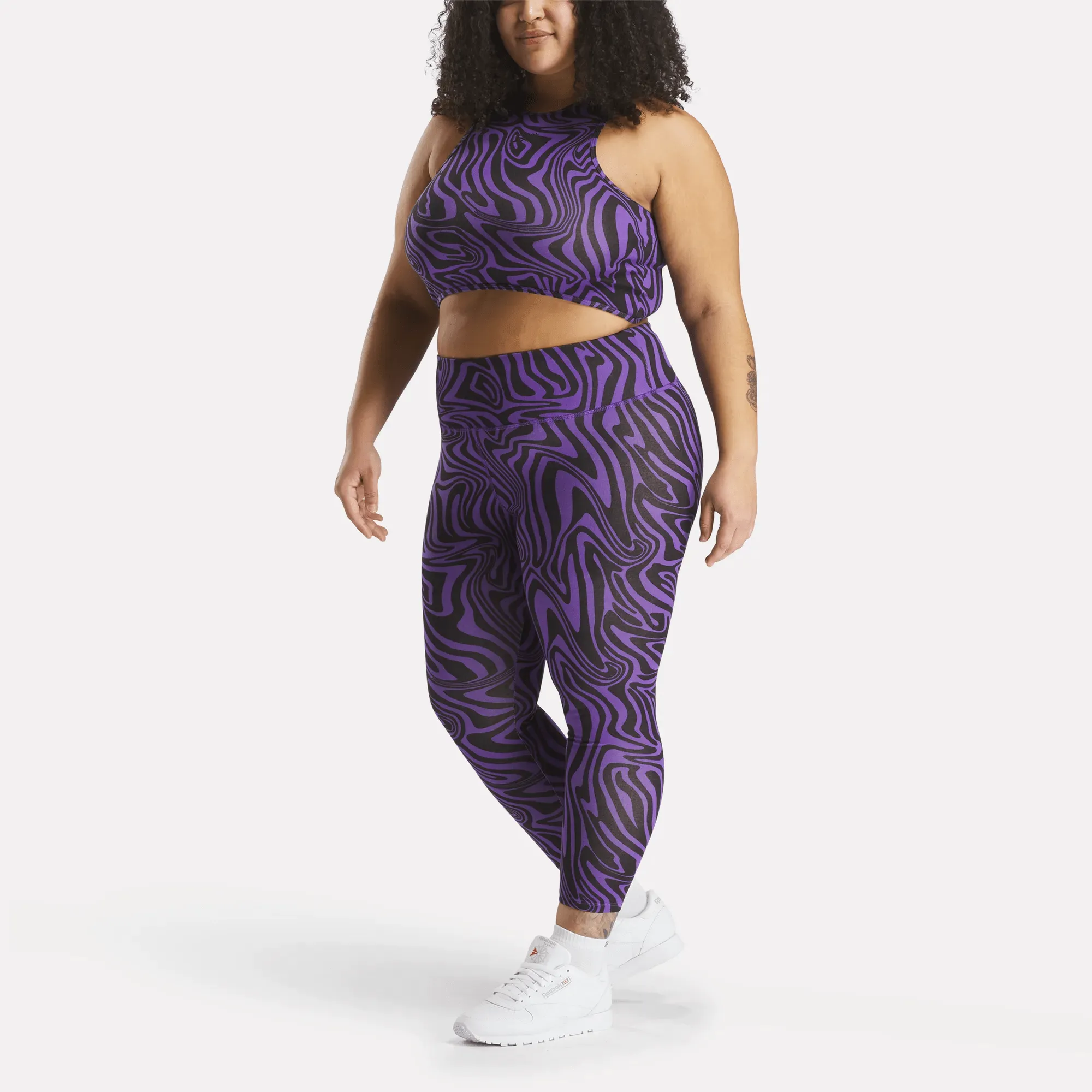 Women's Modern Safari Cotton Leggings (Plus Size)